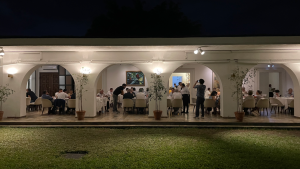 El Salvador 2025: dinner with 80 members