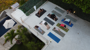 El Salvador 2025: early morning yoga session